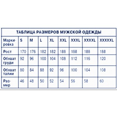 Таблица костюмов. Размерная сетка мужской одежды спортивного костюма. Размер спортивного костюма мужского таблица. Размерная сетка мужских спортивных костюмов. Мужская сетка размеров спортивных костюмов.