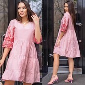 Сукня льон ,котон "Прошва"